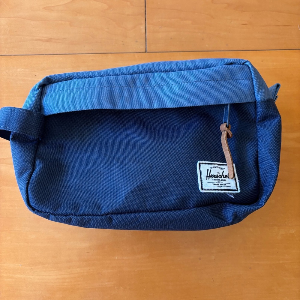 Herschel Supply Company Blue Toiletry Bag